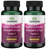 Swanson Hydrolyzovaný kolagén Collagen 120kaps. Tvrdá pleť Omladenie