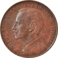 Moneta, Włochy, Vittorio Emanuele III, 2 Centesimi