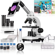 Školský optický mikroskop Bresser Junior Biolux SEL 40–1600x s puzdrom