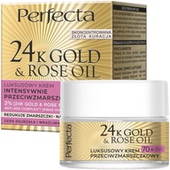 Perfecta 24K Gold&Rose Oil Luxusný denný a nočný krém 70+