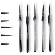 FESTŐ ECSETEK NYLON MŰVÉSZI PRECÍZIÓS FESTŐ ECSET KÉSZLET 5 DB-OS
