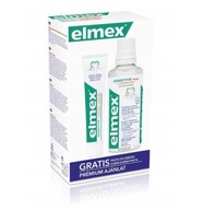 Elmex Sensitive ústna voda 400ml zubná pasta Sensitive 75ml