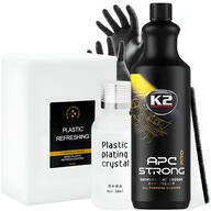 K2 Apc Pro Strong Čistiaci prostriedok 1L + Prostriedok na renováciu plastov M-IMP MD0009 30ml