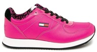 TOMMY JEANS różowe sneakersy damskie sportowe logo