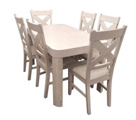 Sada nábytku: rozkladací stôl Borys + 6x stolička