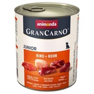 Animonda GranCarno Junior Wołowina Kurczak 800g