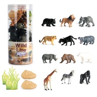 WOOPIE Vadállat figura szett 16 db-os