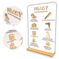 Akril Információs Tábla Hajápolási Ajánlások Fényes A4