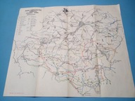 Mapa turystyczna powiatu Jelenia Góra (1961)