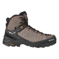 Buty trekkingowe męskie SALEWA ALP TRAINER 2 MID GTX r.45 WALLNUT/F. ORANGE