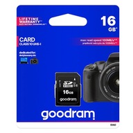 Goodram Karta pamięci Secure Digital Card, 16GB, SDHC, S1A0-0160R12, UHS-I