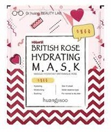 Huangjisoo Mask British Rose Hydrating 25 ml - maska nawilżająca z różą