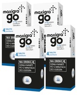 Maxigra Go lek na erekcję potencja 4 x 4 tab.