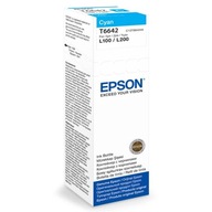 Tusz Oryginalny Epson T6642 niebieski (cyan) 70 ml L100 L200 L300