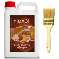 Olej lniany 100% naturalny impregnat do drewna 2l