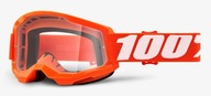 100% gogle enduro cross ktm pomarańczowe Sto procent Strata 2 na ktm-a