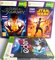 3xGRA na KINECT XBOX360 - KINECT STAR WARS + CHILD OF EDEN + FABLE JOURNEY