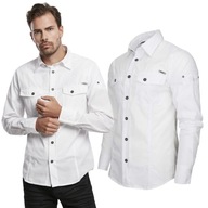 Brandit pánska košeľa casual 4005.7.XL dlhý rukáv slim bavlna