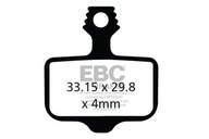 CFA472R - Klocki hamulcowe rowerowe (organiczne wyczynowe) EBC Brakes