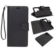 Etui do Xiaomi Redmi 13C POCO C65 Fancy Diary czarne Pokrowiec Obudowa