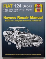 FIAT 124 Sport Spider Coupe (68-78) instrukcja napraw Haynes +GRATIS 24h Us