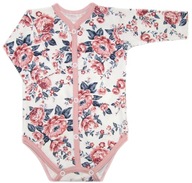 BODY ROZPINANE PRZODEM r.68 KAIA-BABY ROSES /61/