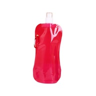 Składana butelka na wodę wielokrotnego użytku Przenośna czerwona