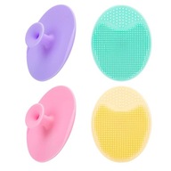 4 Pcs Face Scrubber Silicone Facial Clean Brush