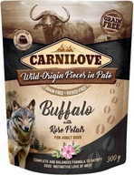 CARNILOVE DOG POUCH WILD BUFFALO&ROSE PETALS (Bawół i Róża) 300g