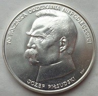 50000 złotych - JÓZEF PIŁSUDSKI 1988 - SREBRO / 1