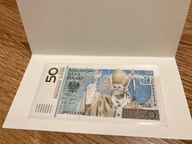 Banknot kolekcjonerski NBP Jan Paweł II Papież Bardzo niski numer seryjny