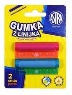 ASTRA Gumka i linijka 5cm 2w1