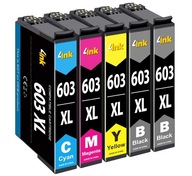 Atrament 4INK 603 XL / 603XL pre Epson čierna (black), červená (magenta), modrá (cyan), sada, žltá (yellow)