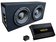 Ground Zero GZIW 200-2C subwoofer 2x20 zosilňovač