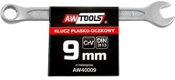 Klucz płasko-oczkowy 9 mm CrV DIN3113 AWTOOLS