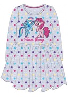 Sukienka w grochy My Little Pony 8459 SZARA R. 98