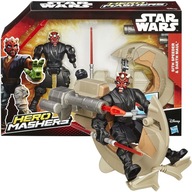 STAR WARS HERO MASHERS SITH SPEEDER + DARTH MAUL