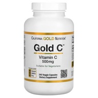 California Gold Nutrition | Gold C | Vitamín C | Vitamín C 500 mg 240 kap.