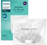 PHILIPS AVENT 5x MIKROFALOWE TOREBKI WORECZKI DO STERYZLIZACJI W 90 SEKUND