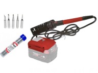 AKKUMULÁTOROS FORRASZTÓPÁKA MILWAUKEE 18V HORDOZHATÓ ÓN FORRASZTÓHEGY KÉSZLET