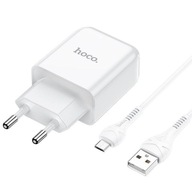 Ładowarka Sieciowa USB 2.1A +Kabel USB - Micro USB