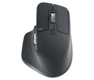 Logitech Mysz bezprzewodowa MX Master 3S Grafitowa | Cicha | Ergonomiczna