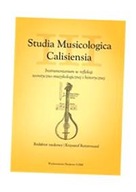 STUDIA MUSICOLOGICA CALISIENSIA TOM 3