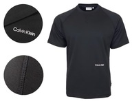 Tričko Calvin Klein Pánske tričko Bavlna Čierna 100% Bavlna veľkosť M