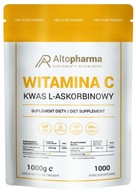 AltoPharma Vitamín C v prášku 100% Kyselina L-askorbová 1000g Nervový systém