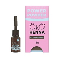 Henna na obočie ОКО Power Powder č. 03 5 g, tmavo hnedá