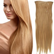 PRIPEVNENÉ BLOND VLASY 60CM CLIPIN AKO PRÍRODNÉ