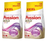 Passion Gold prací prášok 2x 8,1 kg Color 270 praní