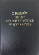 Z dziejów gminy starozakonnych w Warszawie reprint