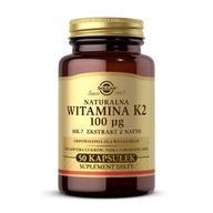 Solgar Prírodný vitamín K2 100mcg 50 vege kaps. PREDAJ